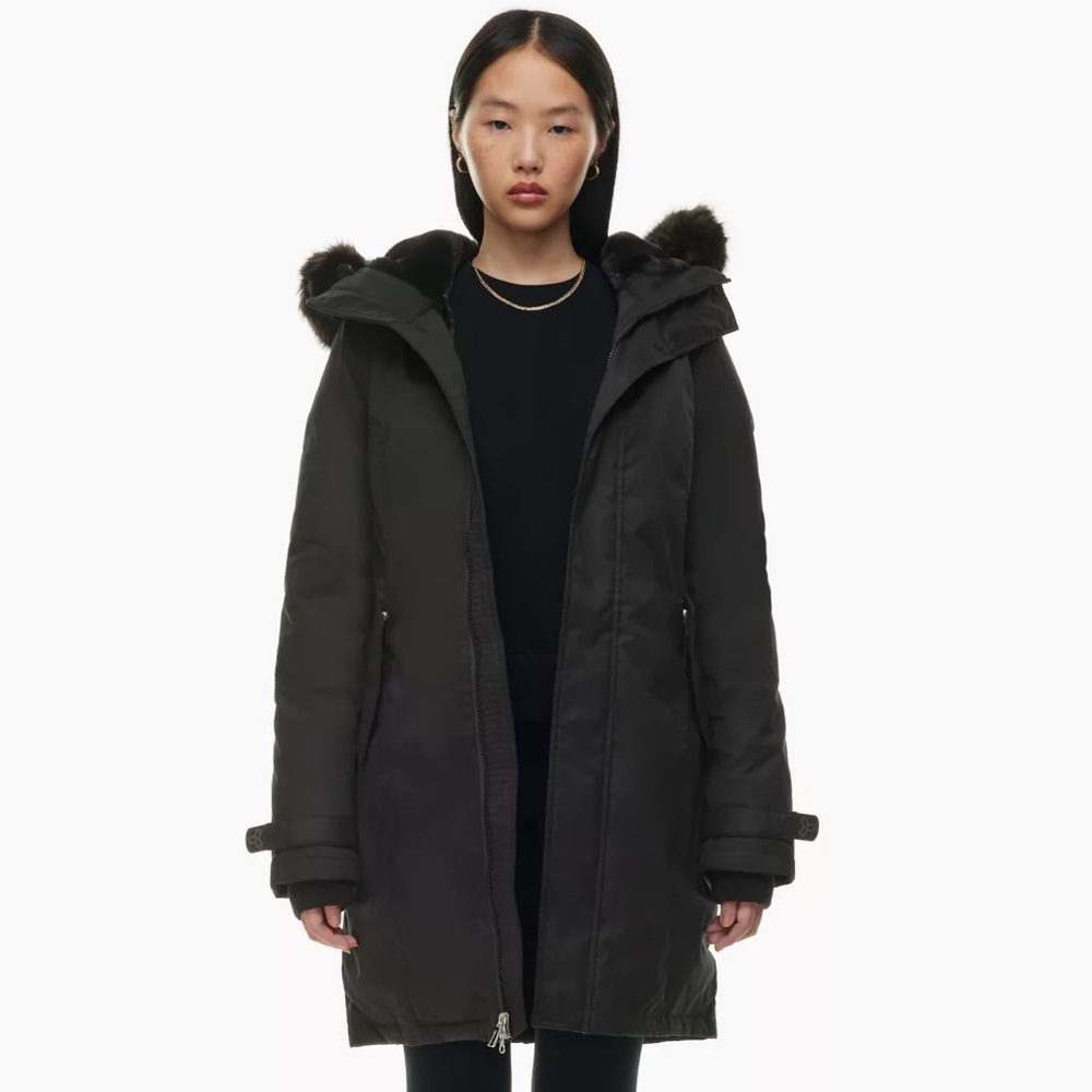 Aritzia TNA Chamonix Parka Black